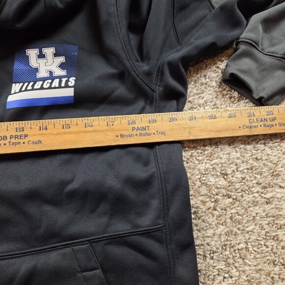 Nike Kentucky Wildcats Hoodie Sweatshirt Mens Medium Black Full Zip Jacket - Picture 3 of 6